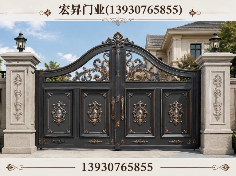 任丘市铸铝门展示图
